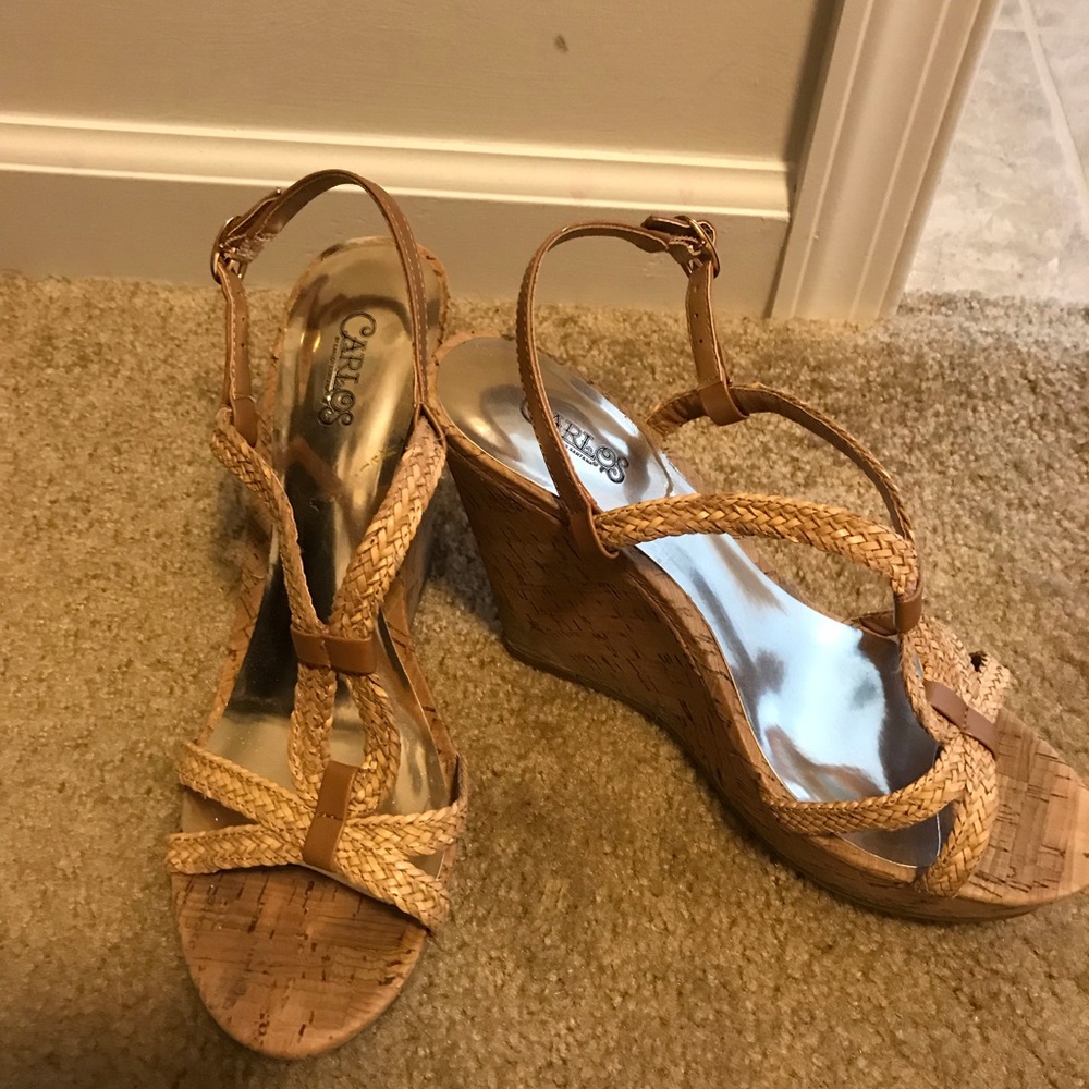 Carlos Santana wedge sandals